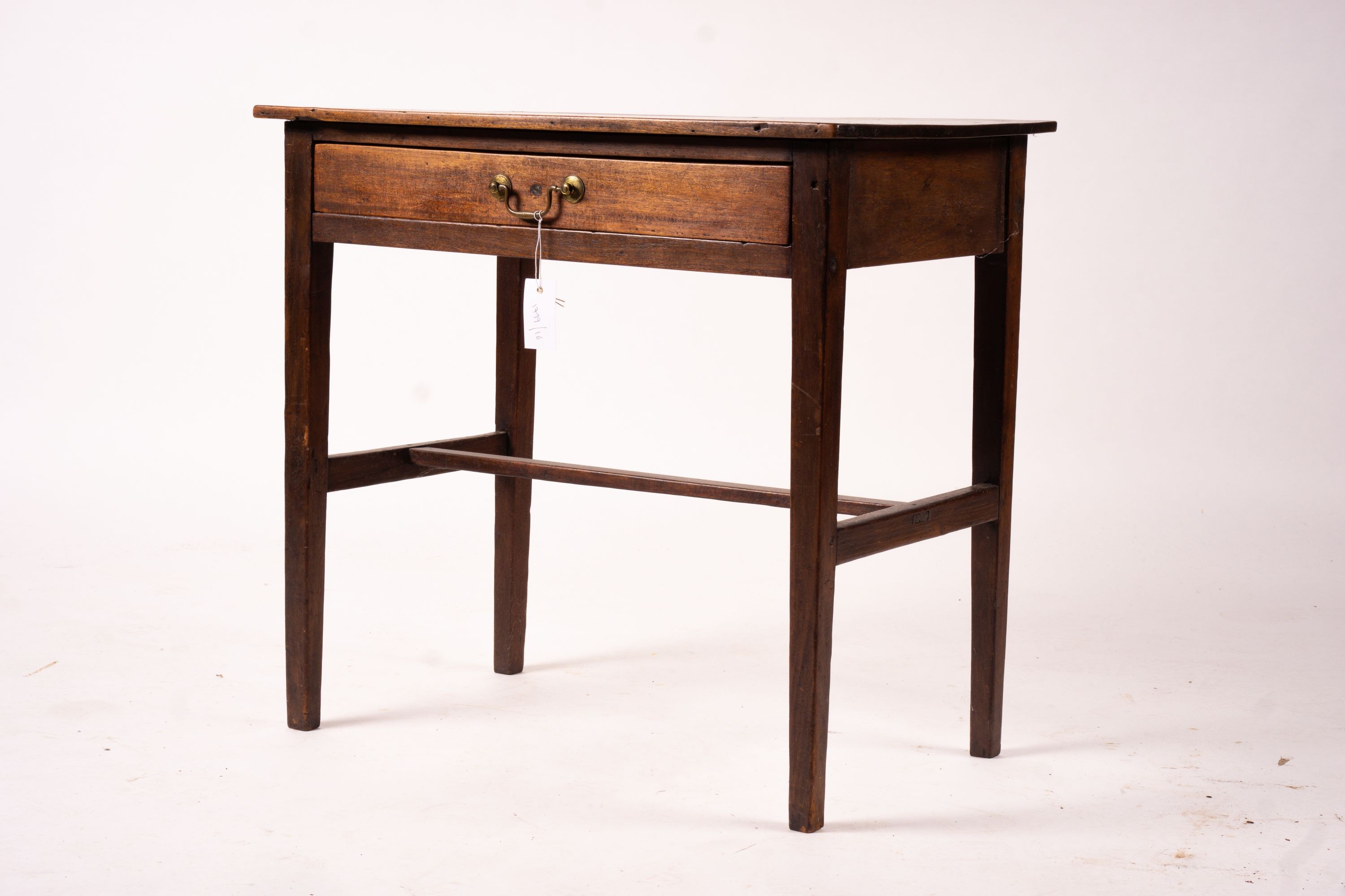 A George III rectangular mahogany side table, width 71cm, depth 45cm, height 67cm